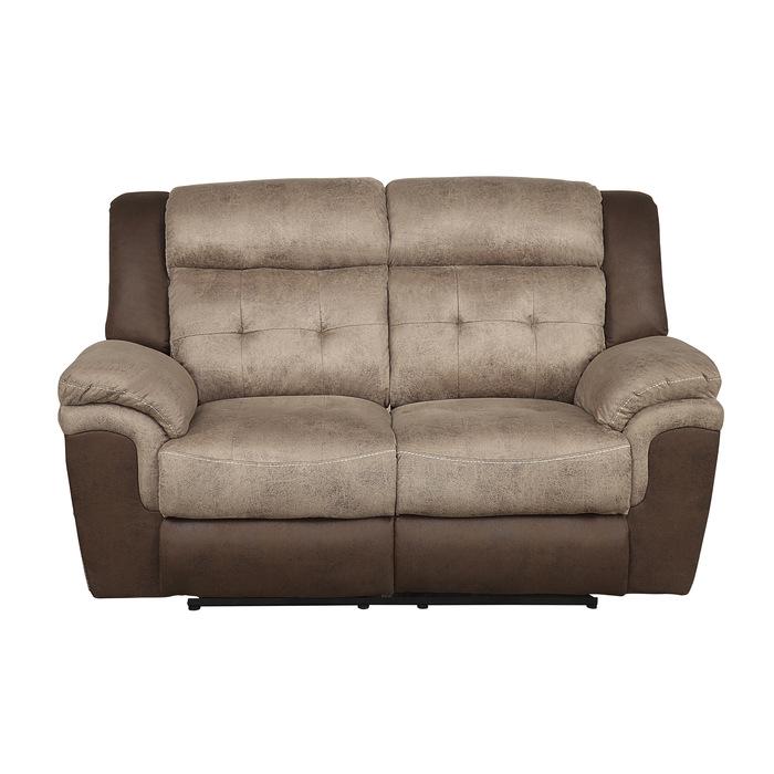 Chai Relcining Loveseat in 2 Tones image