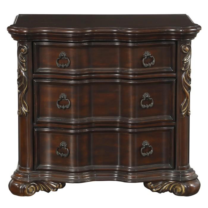Royal Highlands 3 Drawer Nightstand in Rich Cherry 1603-4 image
