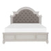 Baylesford King Upholstered Panel Bed in Antique White 1624KW-1EK image