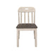 Clover Side Chair in White & Gray (Set of 2) image