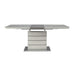 Glissand Dining Table in White & Gray 5599-71 image