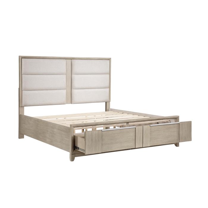 McKewen (3) Queen Platform Bed with Footboard Storage