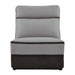 Laertes Power Armless Reclining Chair in Taupe Gray 8318-ARPW image
