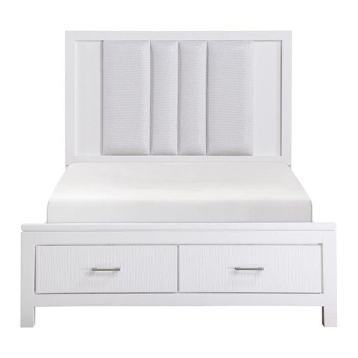 Prism (3) Queen Platform Bed with Footboard Storage image